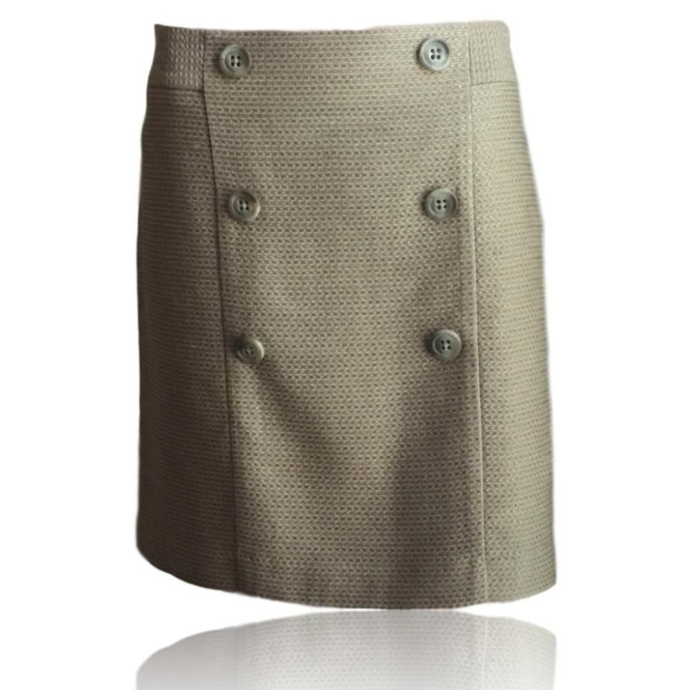 Loft Tweed Skirt- Tan
